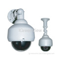 130°fish-eye Wide Lens Vandalproof Dome Camera With Advanced Hitachi 14bit Dsp 